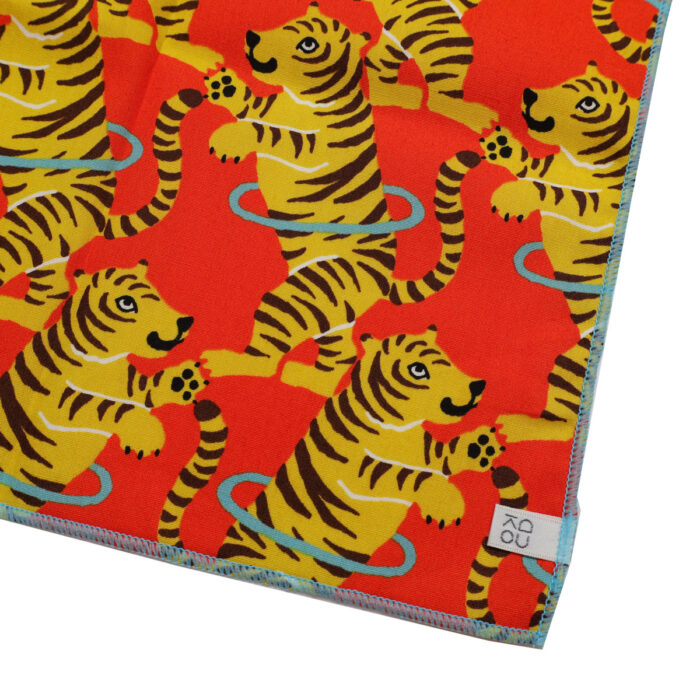 きびす堂 キビスドウ k81077 いろいろプリント 大判プリントハンカチ バンダナ