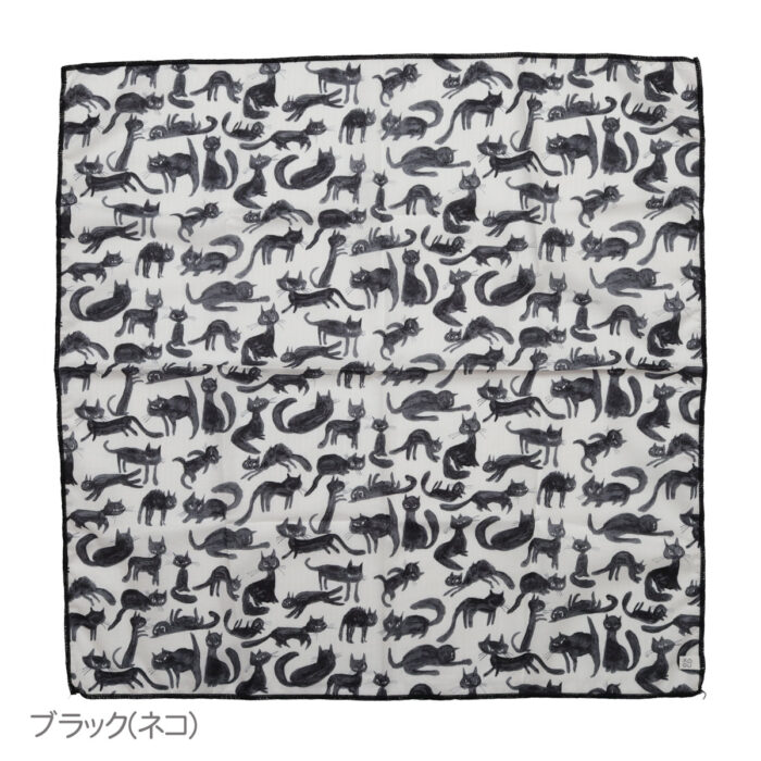 きびす堂 キビスドウ k81077 いろいろプリント 大判プリントハンカチ バンダナ