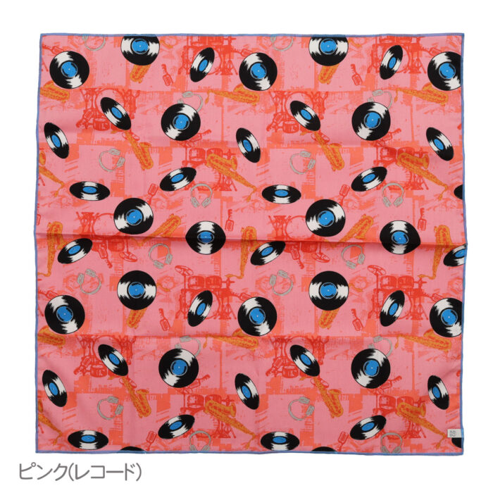 きびす堂 キビスドウ k81077 いろいろプリント 大判プリントハンカチ バンダナ