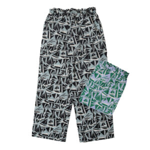 me.wear ミードットウェア me-26104 summer sea print ロープパンツ ボトム 綿100％