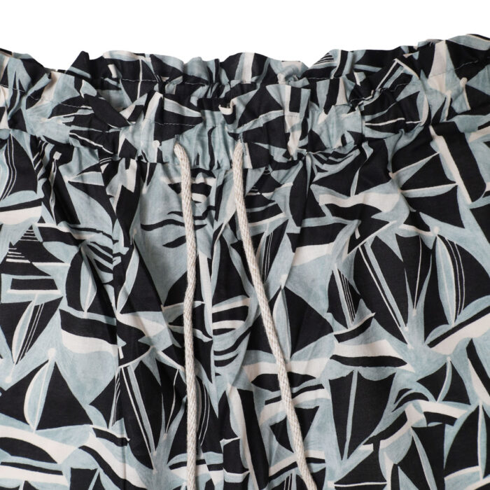 me.wear ミードットウェア me-26104 summer sea print ロープパンツ ボトム 綿100％