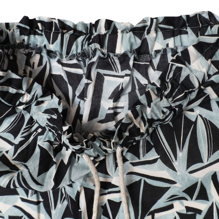 me.wear ミードットウェア me-26104 summer sea print ロープパンツ ボトム 綿100％