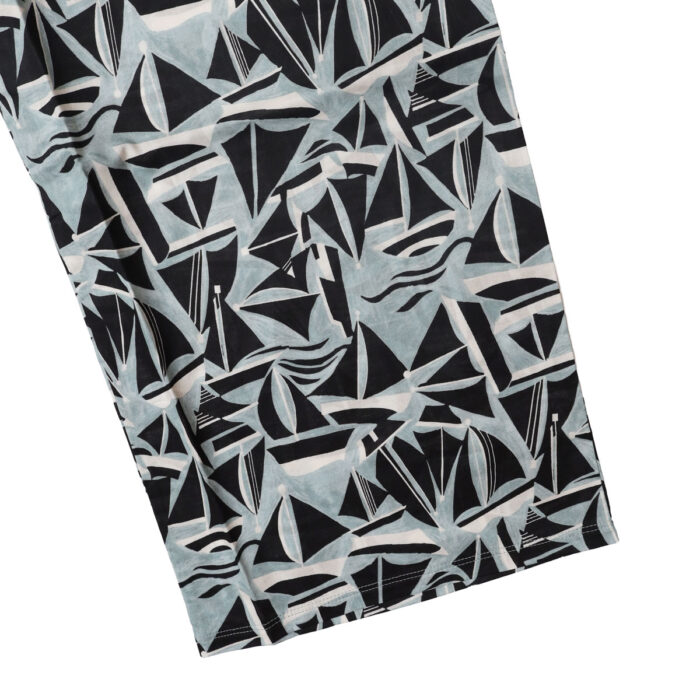 me.wear ミードットウェア me-26104 summer sea print ロープパンツ ボトム 綿100％