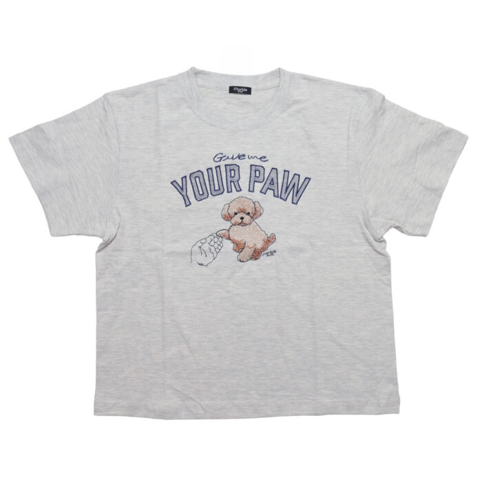 marble SUD トップス 01GM020176 EMB paw Tシャツ