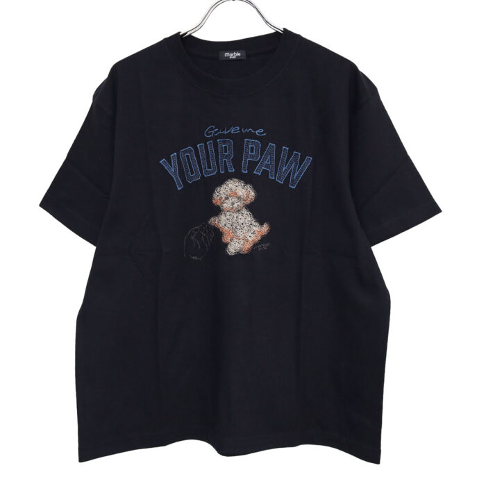 marble SUD トップス 01GM020176 EMB paw Tシャツ