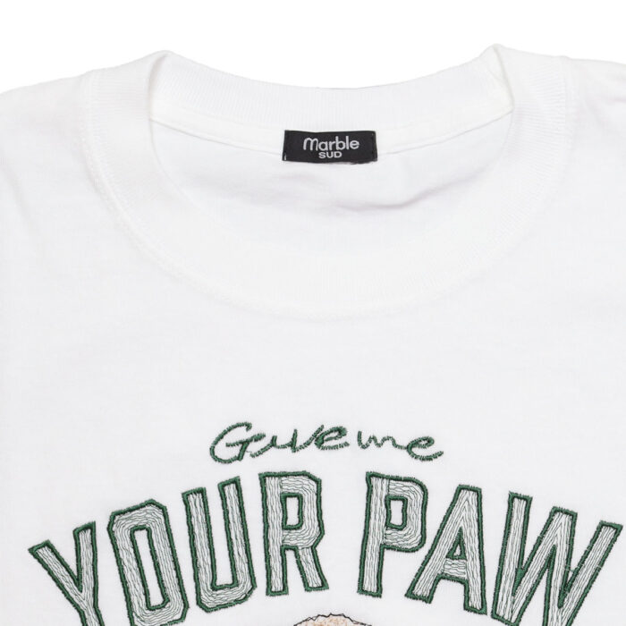 marble SUD トップス 01GM020176 EMB paw Tシャツ