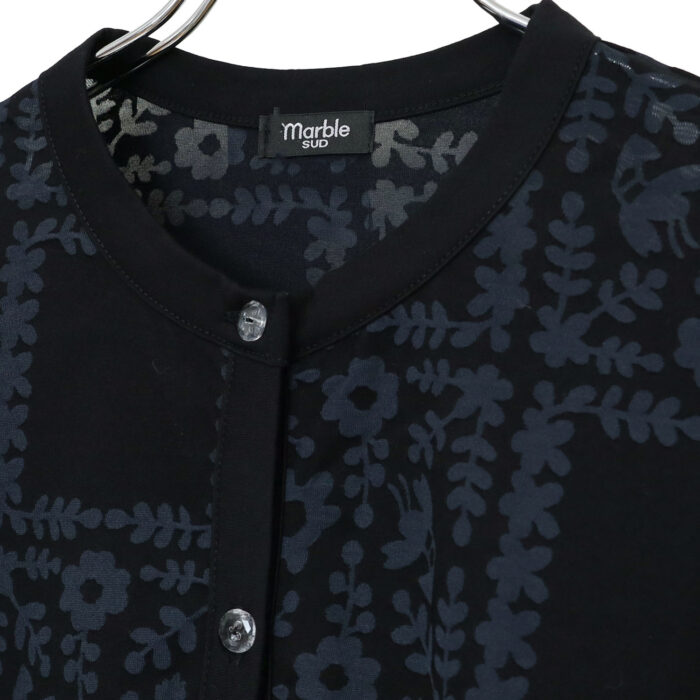 marble SUD トップス 02GM002115 shrimp&turtle ドルマンカーディガン