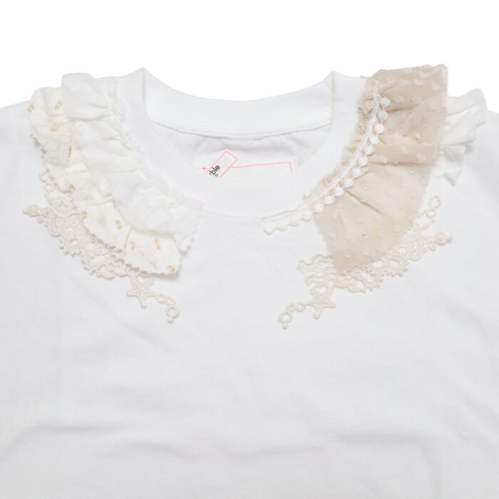 marble SUD トップス 12GS999214 フリルタコ Tシャツ
