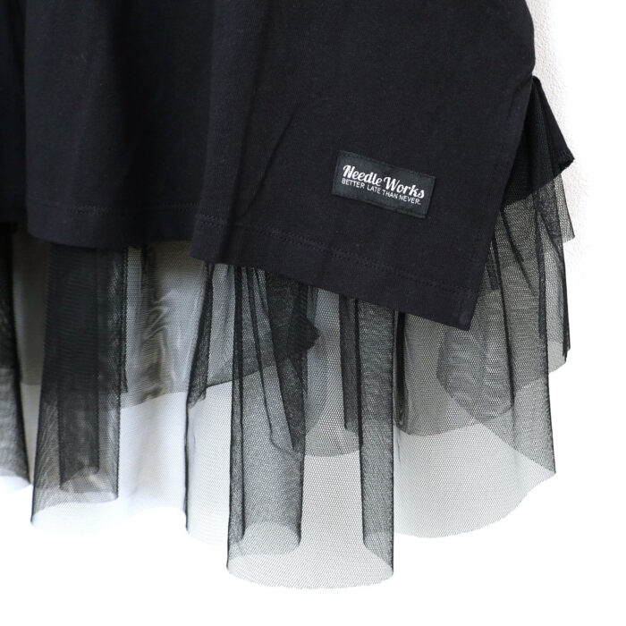NEEDLE WORKS トップス 2126206W チュール Tシャツ