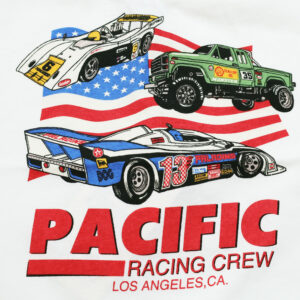 OCEAN&GROUND トップス 4616116・4616166 レーシングプリントTシャツ