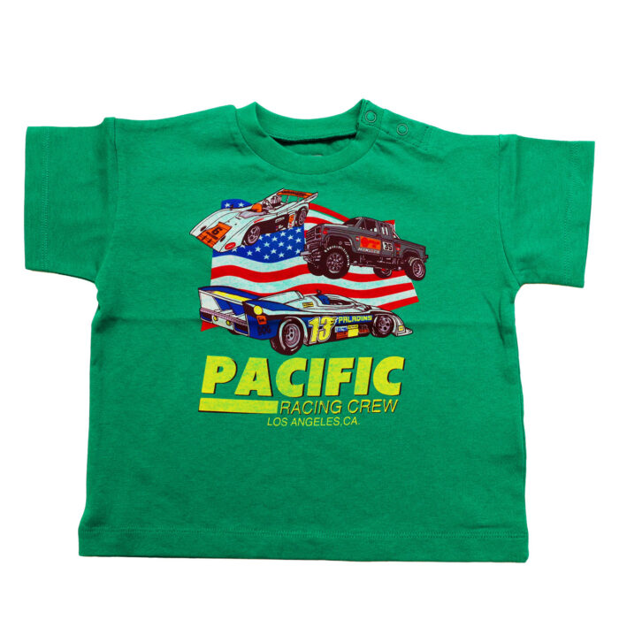 OCEAN&GROUND トップス 4616116・4616166 レーシングプリントTシャツ