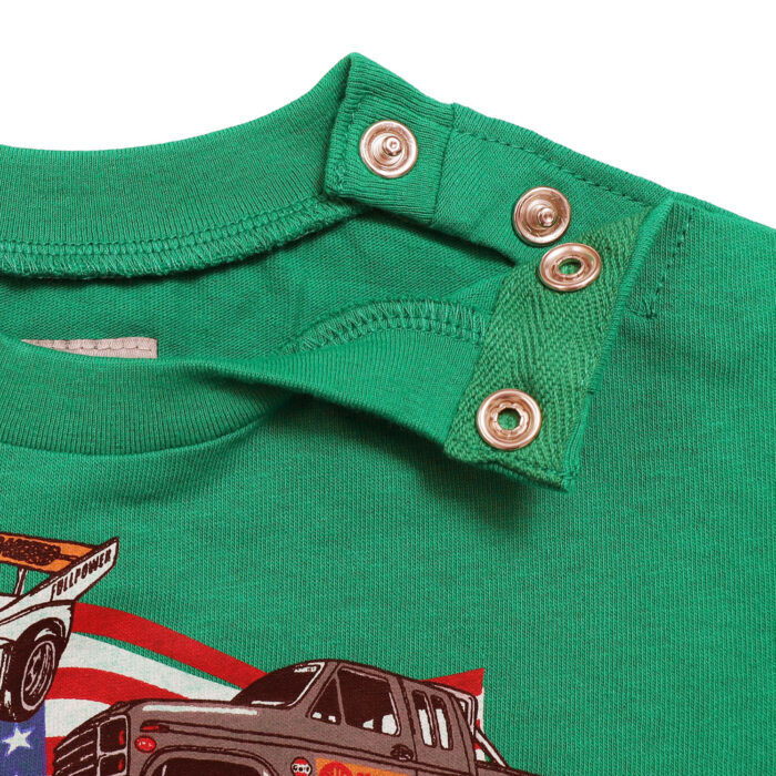 OCEAN＆GROUND トップス 4616116・4616166 レーシングプリントTシャツ