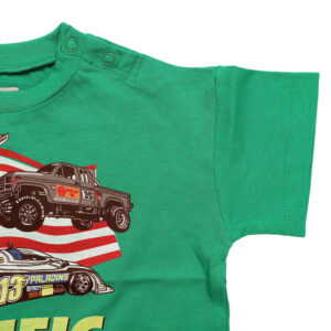 OCEAN&GROUND トップス 4616116・4616166 レーシングプリントTシャツ