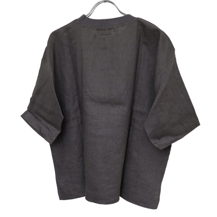 mao made トップス 621320 リネンFABRICシリーズ ドーナツ布帛TEE