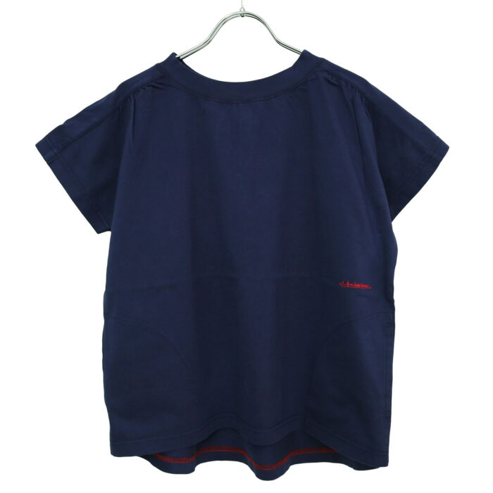 快晴堂 トップス 62C-39 Girl’sTシャツ 肩ギャザー半袖Tシャツ