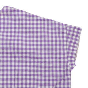 快晴堂 かいせいどう 62S08 Wide-Tシャツ ゆらぎギンガムチェック プルオーバー ギンガム トップス