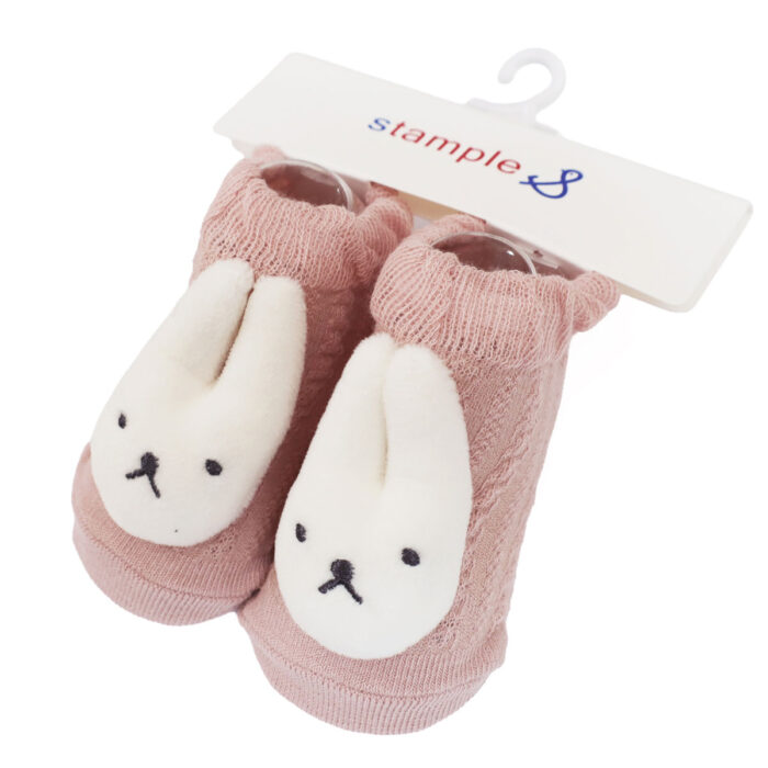 stample グッズ 73326 ぷっくりモチーフ カップ入り ベビーソックス