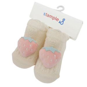 stample グッズ 73326 ぷっくりモチーフ カップ入り ベビーソックス