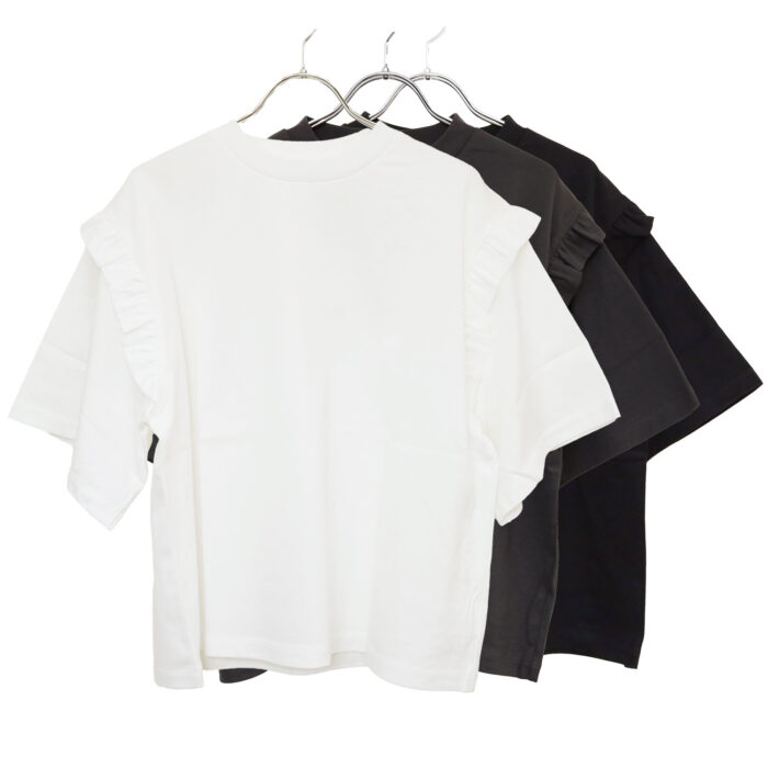 euphoric' トップス EU-CT6113 Frill T-shirt