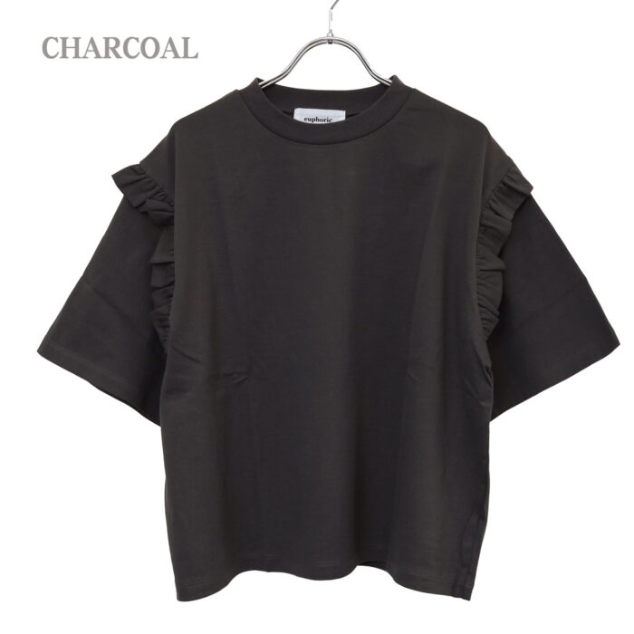 euphoric' トップス EU-CT6113 Frill T-shirt