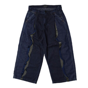MARET ボトムス M236S43 ライトオンスデニム ワイドリメイク クロップドパンツ
