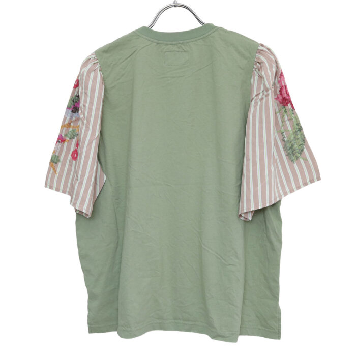 MARET トップス M236S75 袖鳥花刺繍T