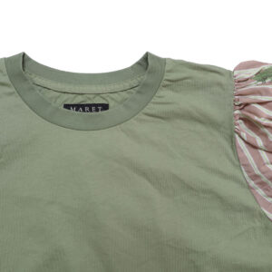 MARET トップス M236S75 袖鳥花刺繍T