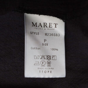 MARET ワンピース M236S83 ライダース ドッキング ワンピース
