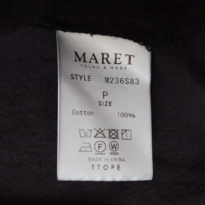 MARET ワンピース M236S83 ライダース ドッキング ワンピース