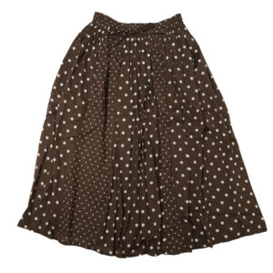 SOIL ボトムス NSL26057 80s COTTON VOILE DOT PRINT PATCHWORK GATHERED SKIRT