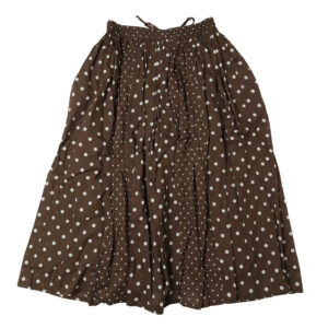 SOIL ボトムス NSL26057 80s COTTON VOILE DOT PRINT PATCHWORK GATHERED SKIRT