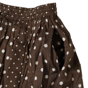 SOIL ボトムス NSL26057 80s COTTON VOILE DOT PRINT PATCHWORK GATHERED SKIRT