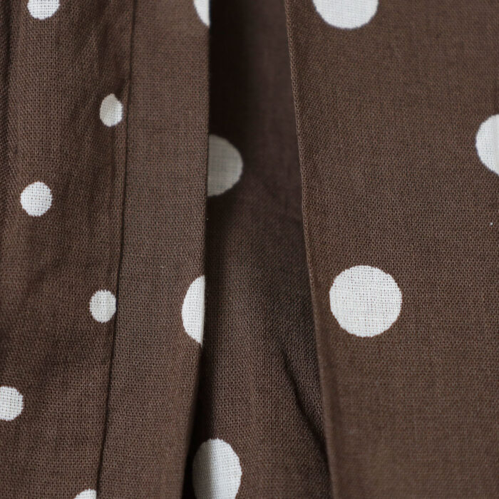 SOIL ボトムス NSL26057 80s COTTON VOILE DOT PRINT PATCHWORK GATHERED SKIRT
