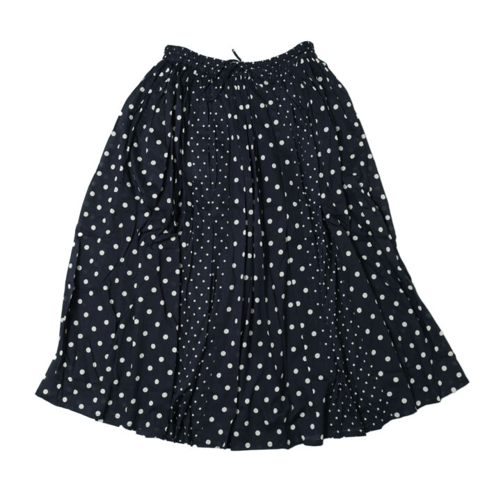 SOIL ボトムス NSL26057 80s COTTON VOILE DOT PRINT PATCHWORK GATHERED SKIRT