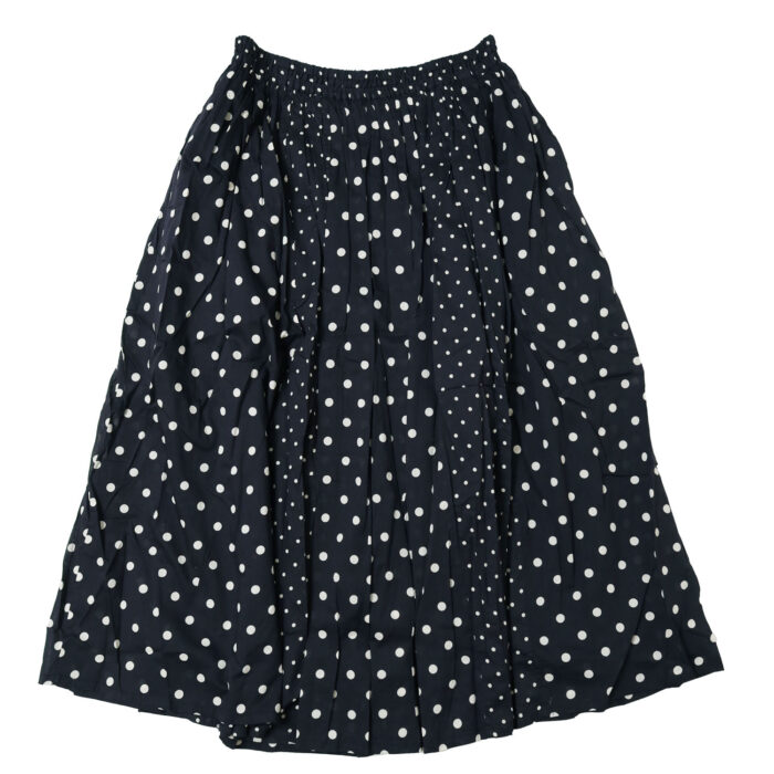 SOIL ボトムス NSL26057 80s COTTON VOILE DOT PRINT PATCHWORK GATHERED SKIRT