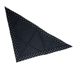 SOIL グッズ NSL26058 80s COTTON VOILE DOT PRINT PATCHWORK TRIANGLE STOLE