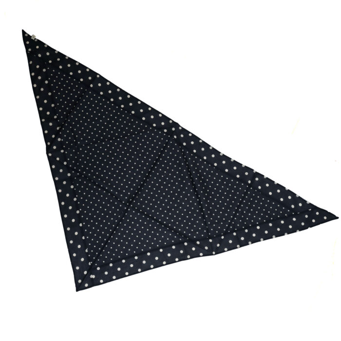 SOIL グッズ NSL26058 80s COTTON VOILE DOT PRINT PATCHWORK TRIANGLE STOLE