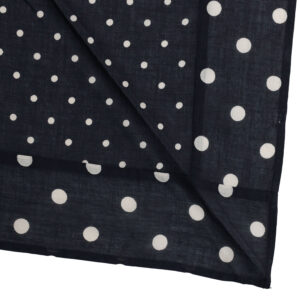 SOIL グッズ NSL26058 80s COTTON VOILE DOT PRINT PATCHWORK TRIANGLE STOLE