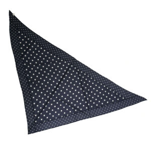 SOIL グッズ NSL26058 80s COTTON VOILE DOT PRINT PATCHWORK TRIANGLE STOLE