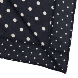 SOIL グッズ NSL26058 80s COTTON VOILE DOT PRINT PATCHWORK TRIANGLE STOLE