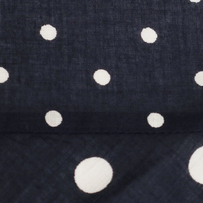 SOIL グッズ NSL26058 80s COTTON VOILE DOT PRINT PATCHWORK TRIANGLE STOLE