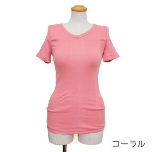 Hight Flutter トップス RMYN103 Vネック半袖