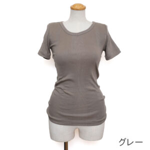 Hight Flutter トップス RMYN103 Vネック半袖