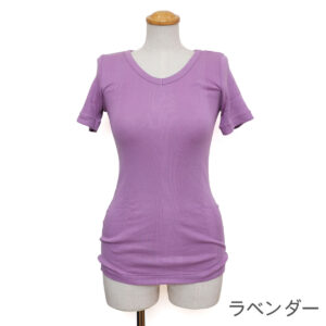 Hight Flutter トップス RMYN103 Vネック半袖