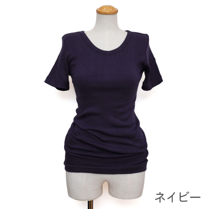 Hight Flutter トップス RMYN103 Vネック半袖