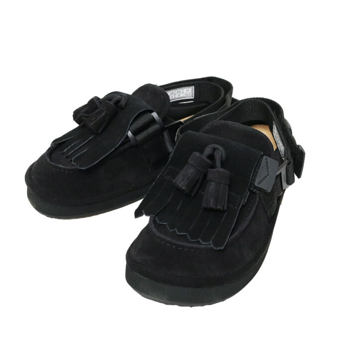 SHAKA グッズ SK-296 キルトタッセル付きミュールサンダル MOC MULE TASSEL SUEDE