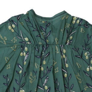 marble SUD ワンピース 03GM074021 EMB olive セナカシャーリングワンピース