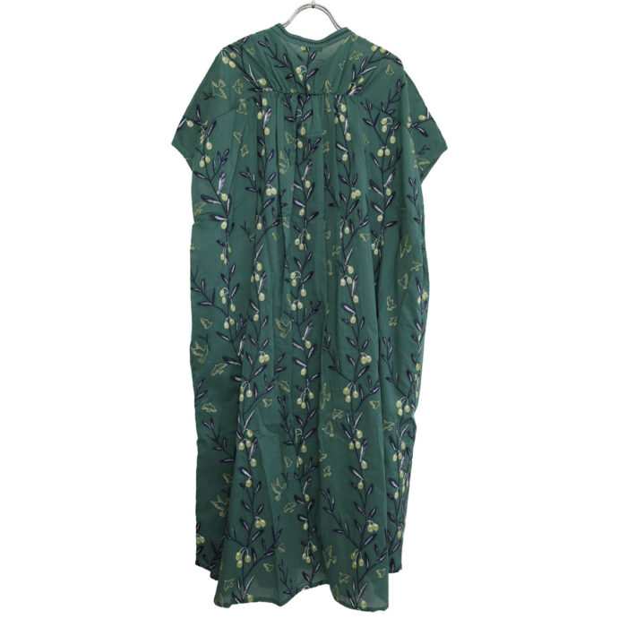 marble SUD ワンピース 03GM074021 EMB olive セナカシャーリングワンピース