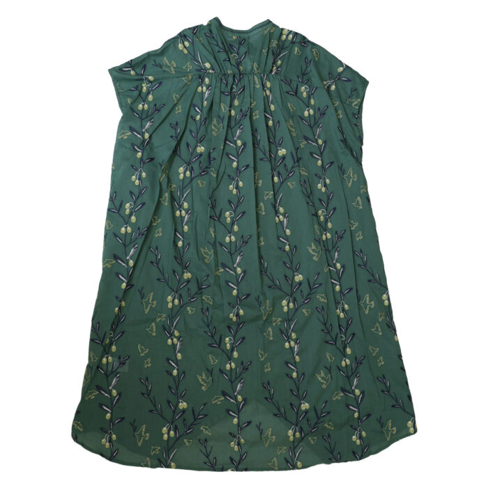 marble SUD ワンピース 03GM074021 EMB olive セナカシャーリングワンピース