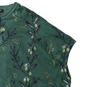 marble SUD ワンピース 03GM074021 EMB olive セナカシャーリングワンピース